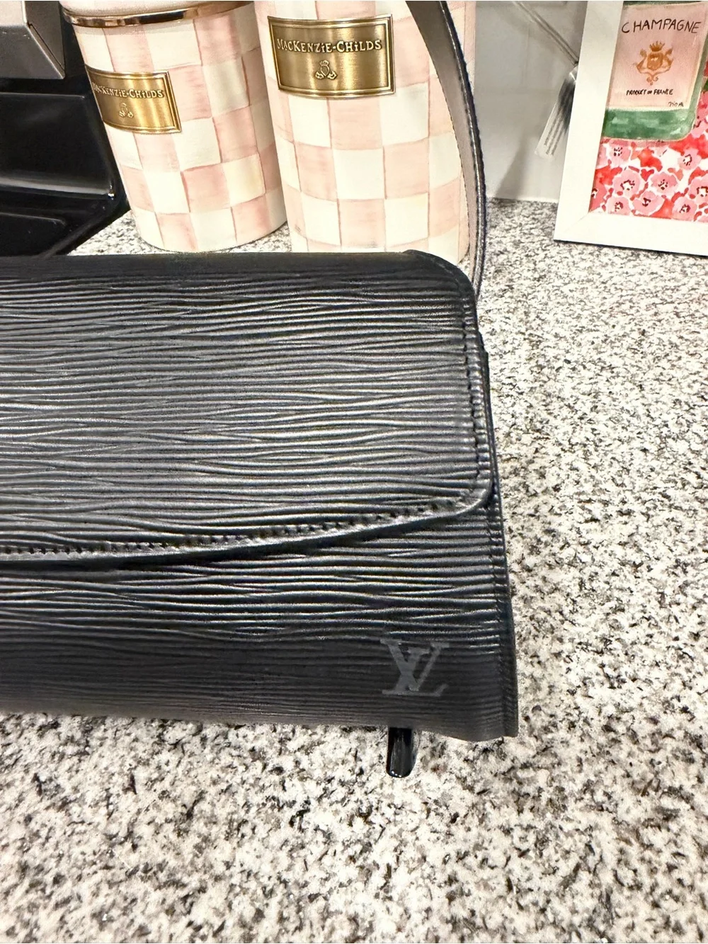 Louis Vuitton sleek flap suitable